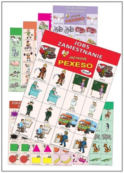 Busy Bee Séria II Jazykové pexesá 10 ks