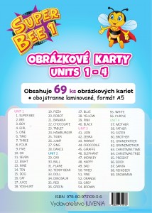 Super Bee 1 Obrázkové karty Units 1-4, 5-8