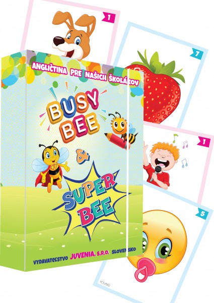 Super Bee 1 Obrázkové karty Units 1-4, 5-8 + box